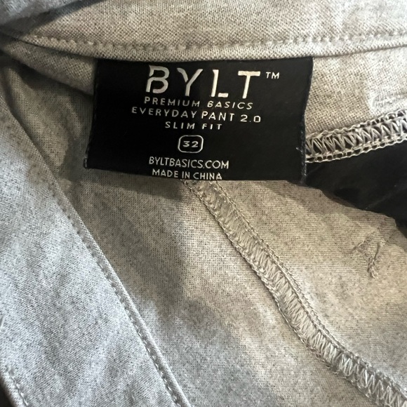 Bylt Everyday 2.0 Pants. Size 32 in grey - Picture 3 of 3